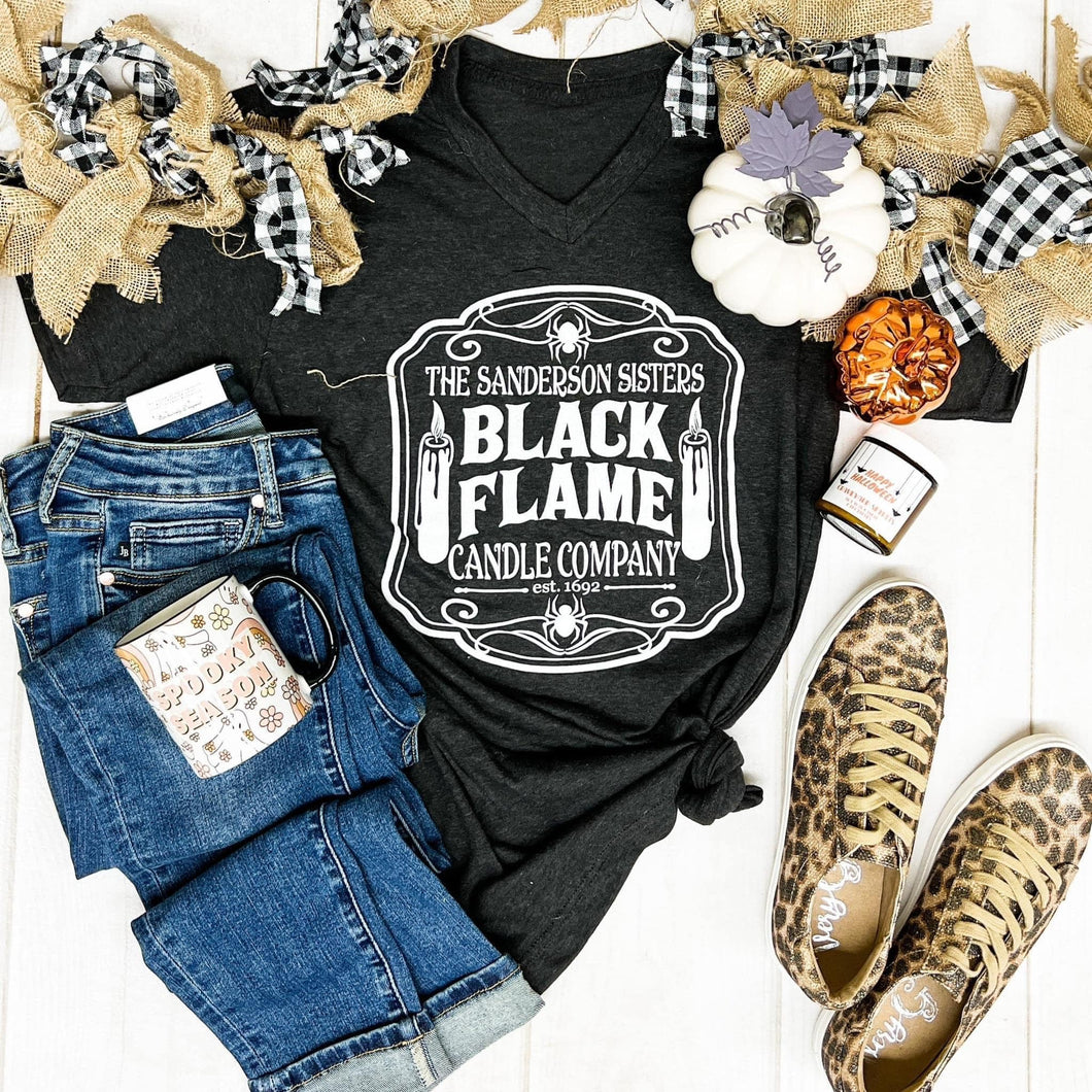 Black Flame Soft Graphic Tee