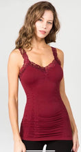 Lace Cami Shaper Tank - Multiple Colors - Restocked!!