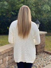 Ivory Popcorn Cardigan