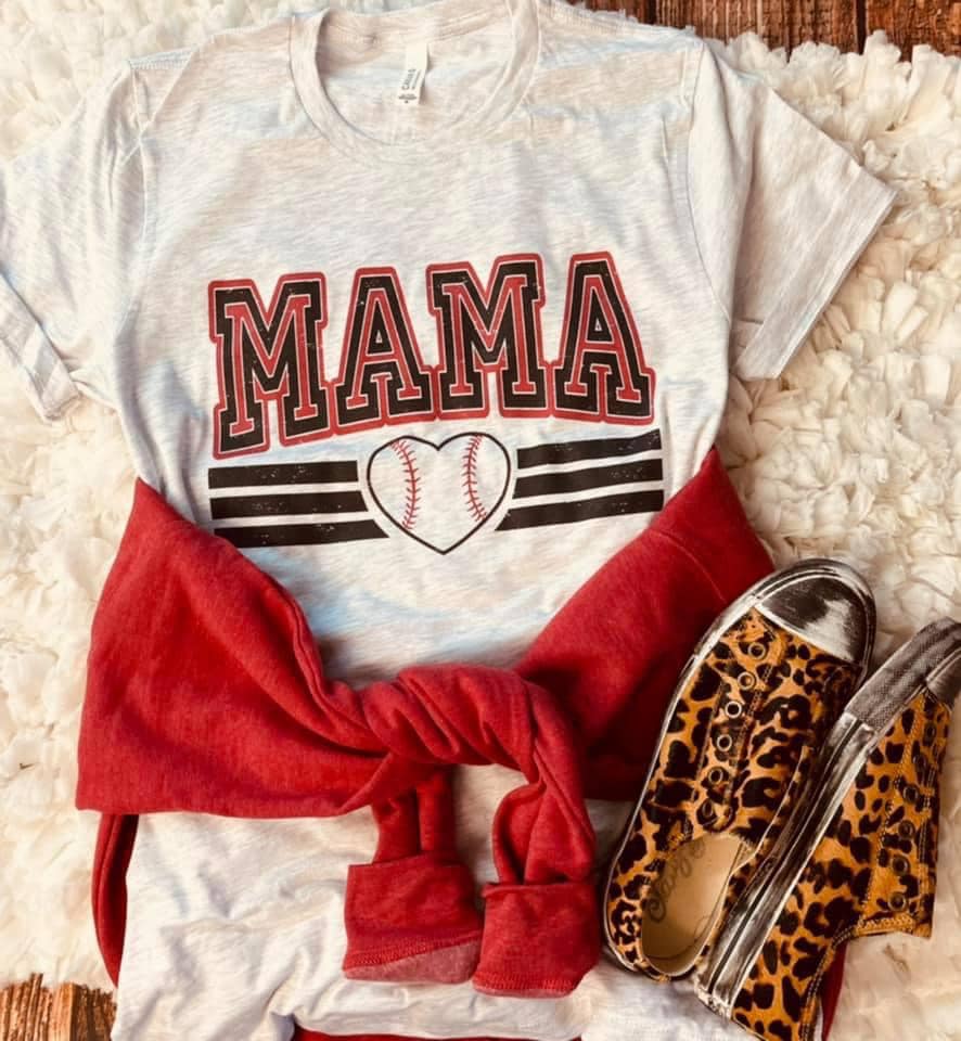 Baseball Mama Graphic Tee