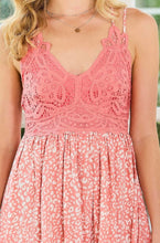 Turning Heads Crochet Lace Leopard Print Dress