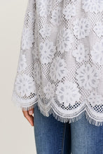 Grey High Neck Lace Detail Tank Top