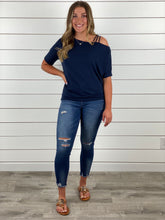 Make a Move Top - Navy - Restocked!!