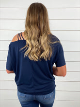 Make a Move Top - Navy - Restocked!!