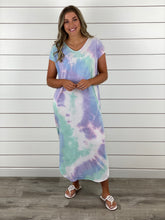Summer Fun Tie Dye Maxi Dress