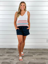 Summer Stripes Sweater Tank