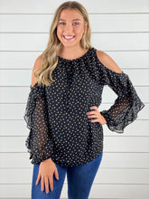 Work to Play Cold Shoulder Blouse