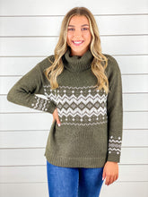 Autumn Days Sweater - Olive