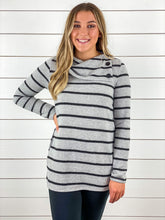Cute & Cozy Button Cowl Neck Tunic - Restocked!!