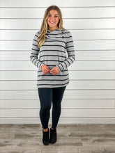 Cute & Cozy Button Cowl Neck Tunic - Restocked!!