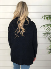 Black Popcorn Tunic Hoodie