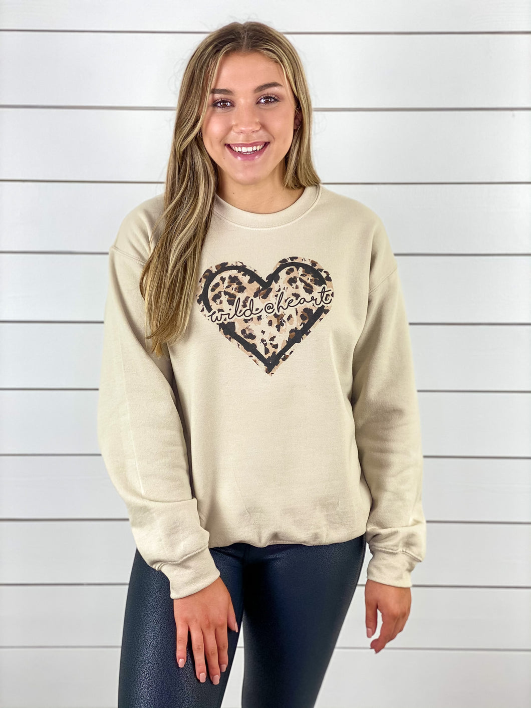 Wild at Heart Cheetah Print Pullover