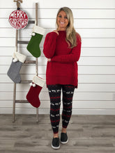 Red Popcorn Tunic