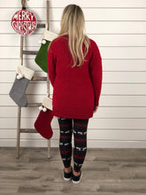 Red Popcorn Tunic