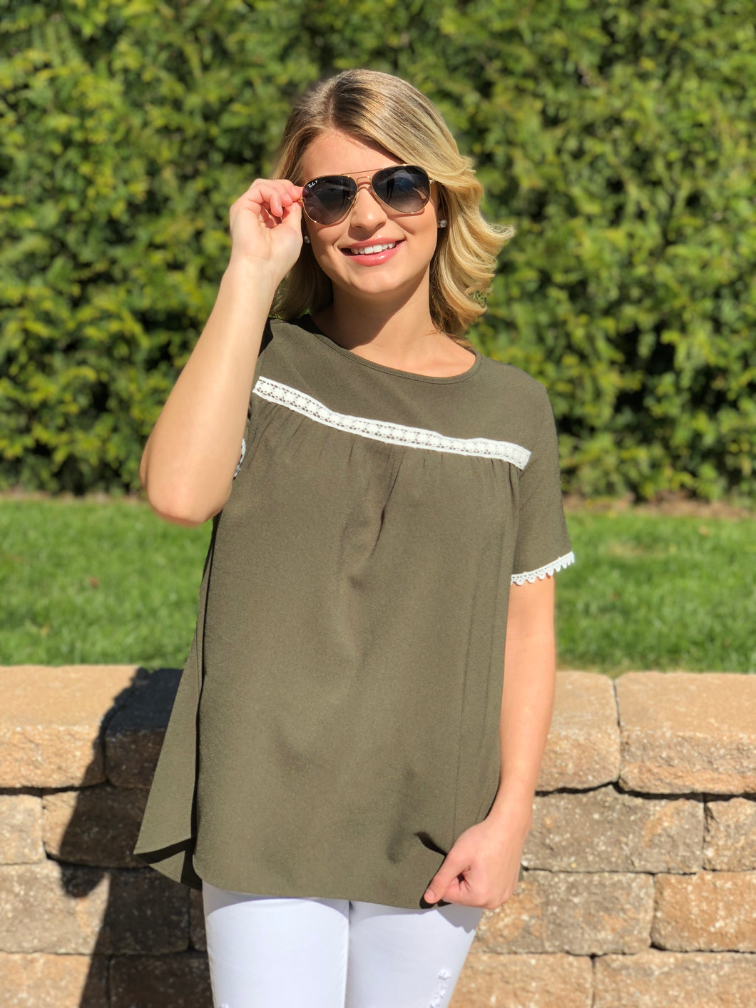 Olive Fall Top