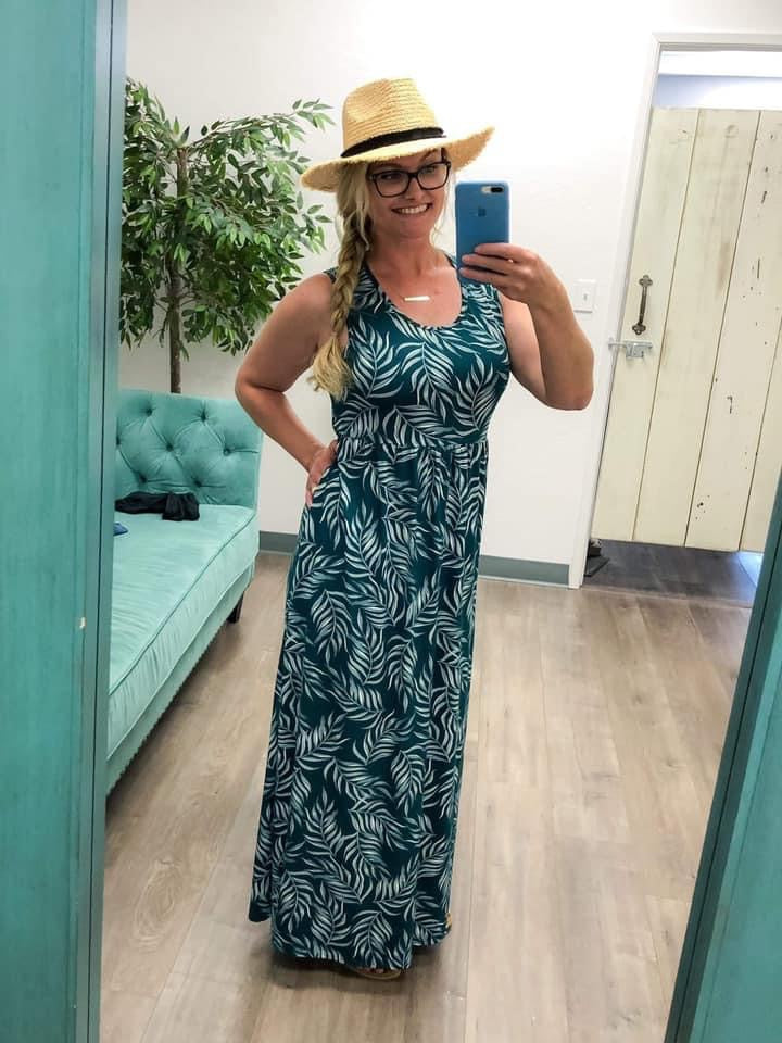Dinner Under the Palms Maxi Dress