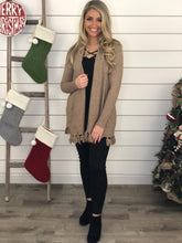 Mocha Tassel Cardigan