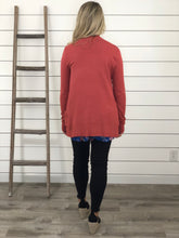 Coral Boyfriend Cardigan