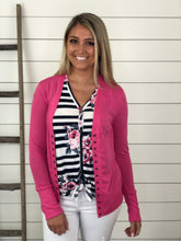 Navy Floral Front Tie Tank