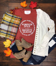 Pumpkin Spice is My Favorite Season Graphic Tee
