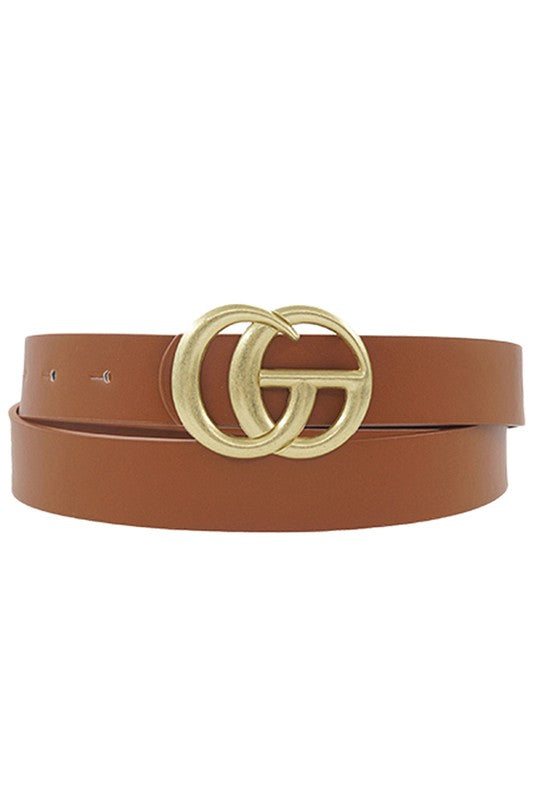 Cognac Girl Gang Belt