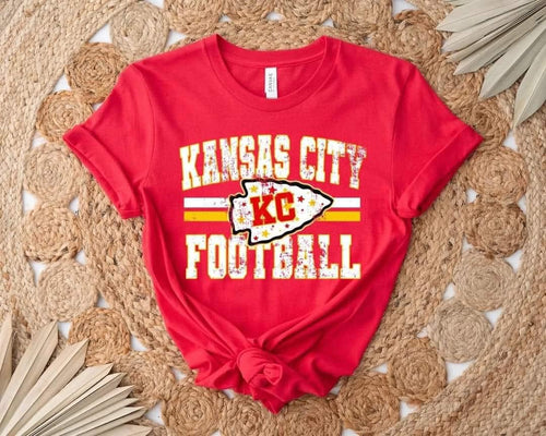 Distressed Kansas City Star Arrowhead Tee