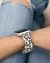 Black and Tan Cheetah Silicone Printed Watch Band