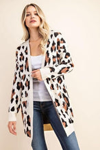 Luxe Leopard Cardigan - Cream