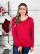 Dream On Sweater - Holiday Red