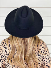 Savannah Wide Brim Hat - Black
