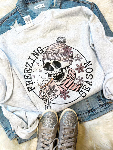 Freezing Season Skeleton Sweatshirt