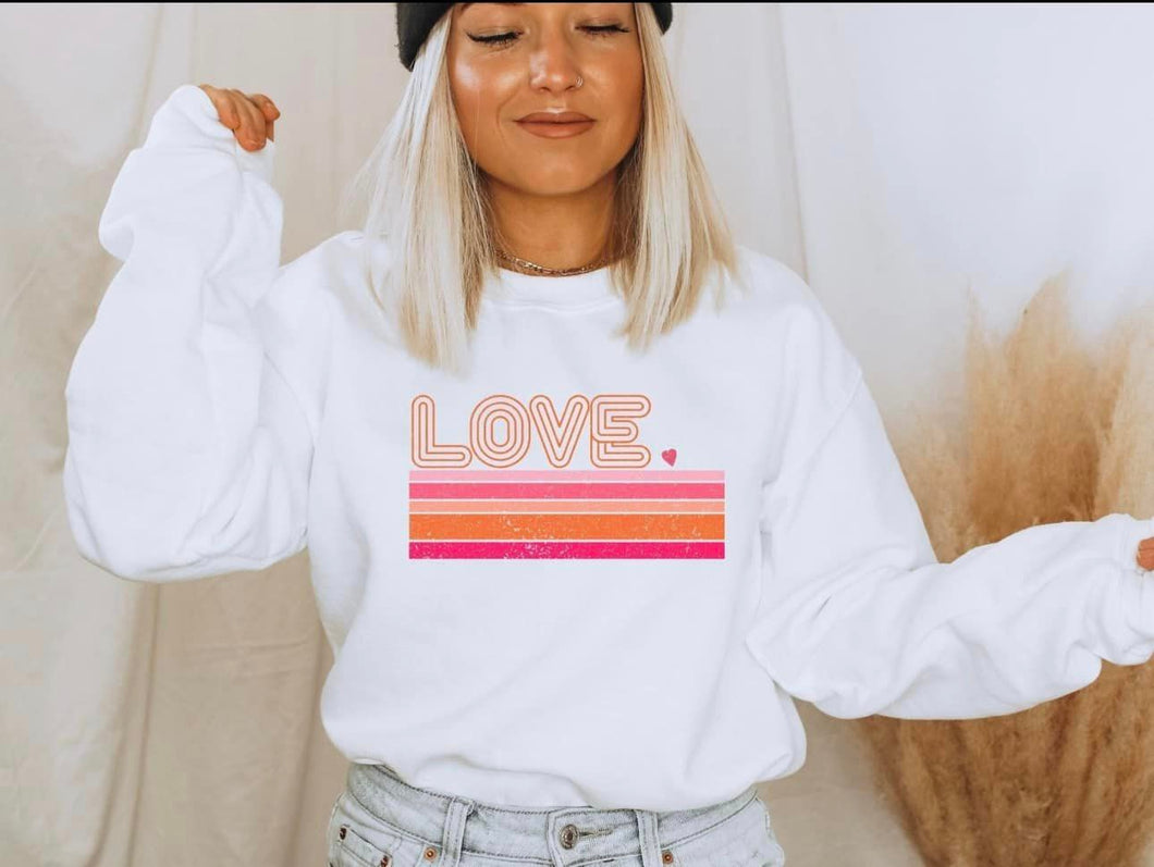 Retro LOVE Sweatshirt