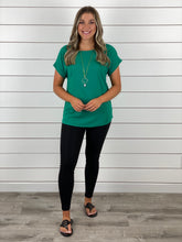Office Essentials Crew Neck Blouse - Kelly