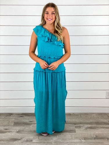 Island Girl Dress - Teal