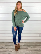 Make a Move Long Sleeve Top - Olive