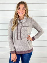 Carefree and Cute Cowl Neck