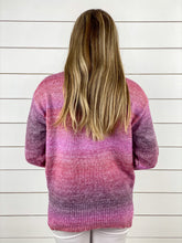 Ombre Cowl Neck Sweater