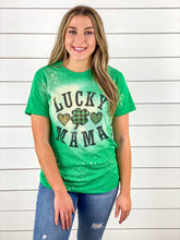 Lucky Mama Bleached Graphic Tee