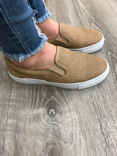 Tracer Perforated Slip On Sneaker - Camel