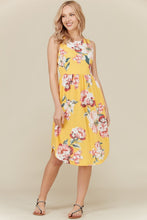 Sunny Daze Floral Midi Dress with Pockets
