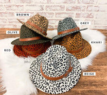 Leopard Brim Hat